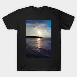 Frozen Sunset over Gull Lake T-Shirt